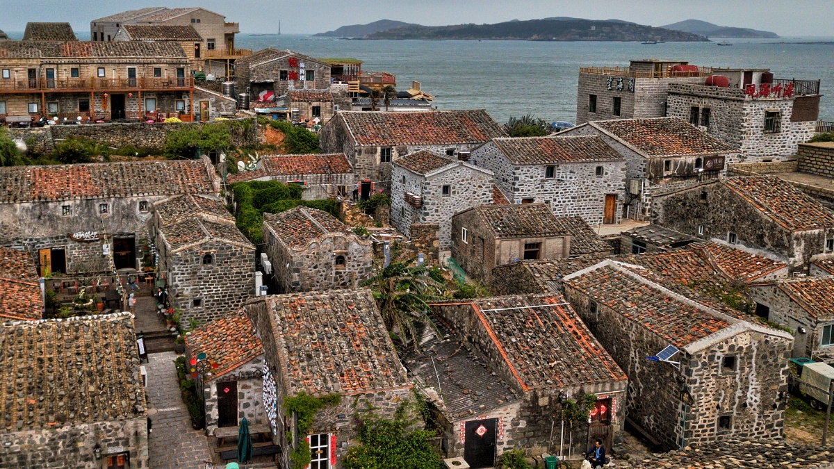 福建沿海石头房平潭石头房图片平潭房子福建平潭石头屋光长石头不长草