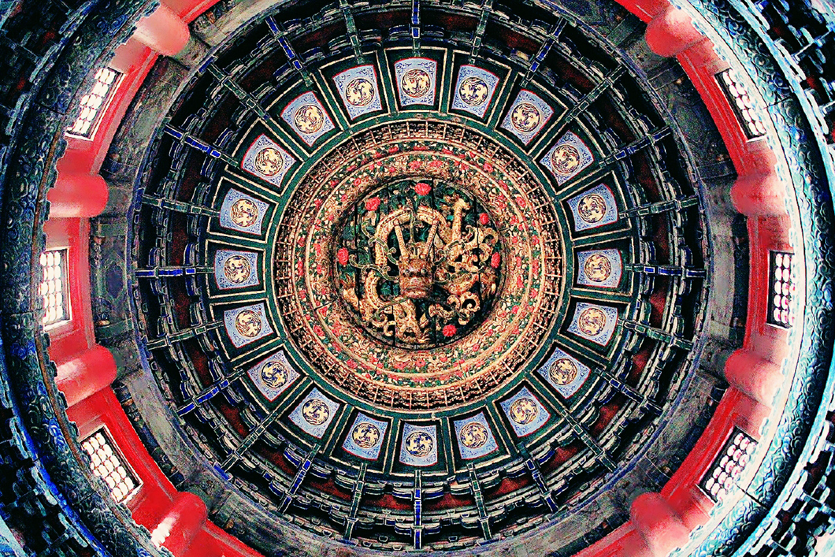 御花园千秋亭藻井