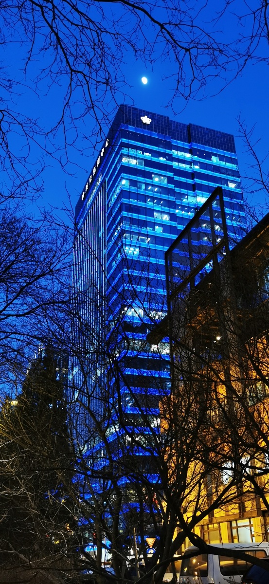 城市风景北京cbd周边的建筑风格