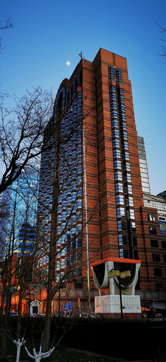 城市风景北京cbd周边的建筑风格