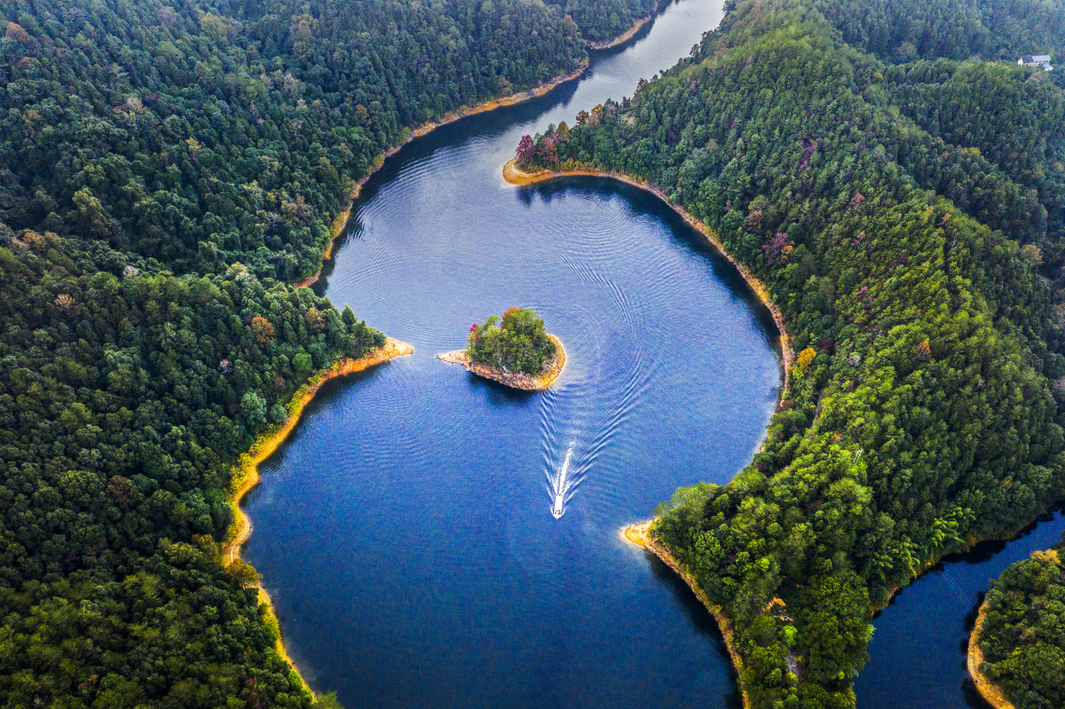 大美长潭长寿蕉岭