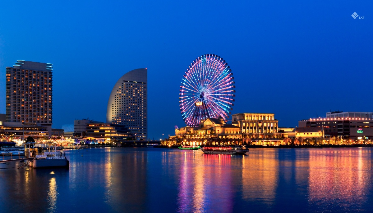 横滨未来港夜景