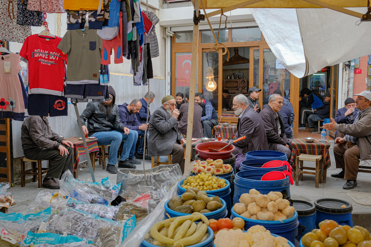 伊斯坦布尔周三的露天市集
