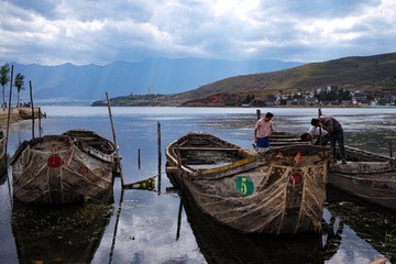 洱海边