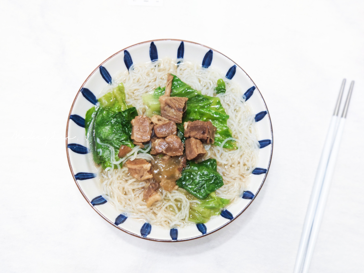642day一人食早餐牛腩汤米粉