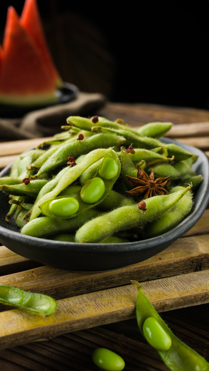 d187每天一个命题夏日开胃菜盐水毛豆可以嗑好久