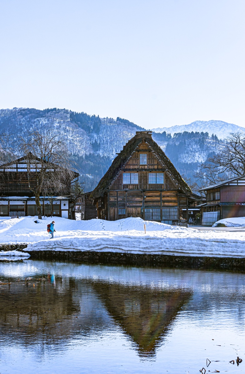 日本白川乡合掌村
