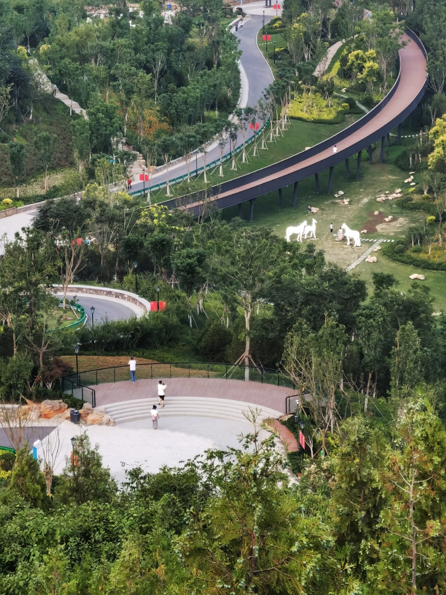 现在只是"两顶茂岭山",其它"三顶已被"消失"了.