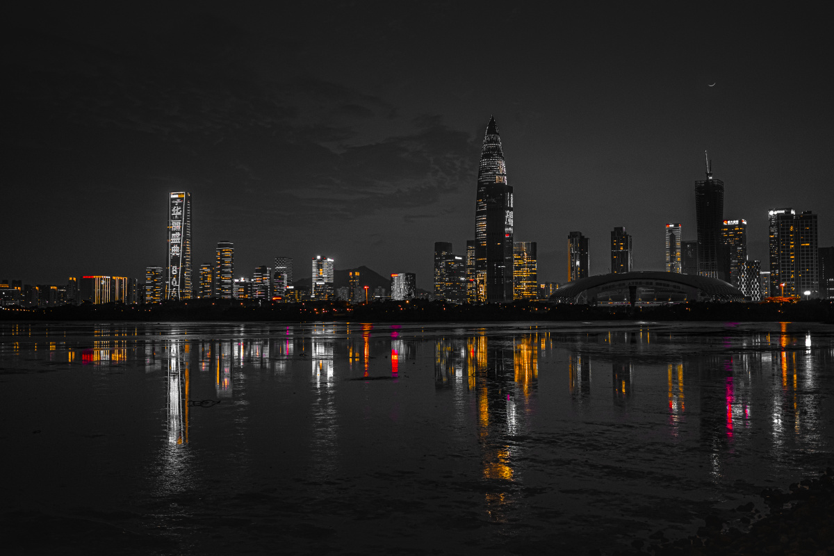 深圳湾之城市夜景