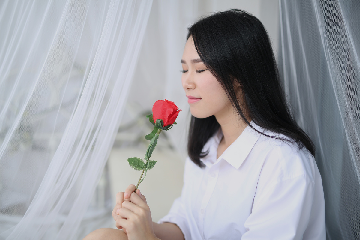 一个安静的美女子