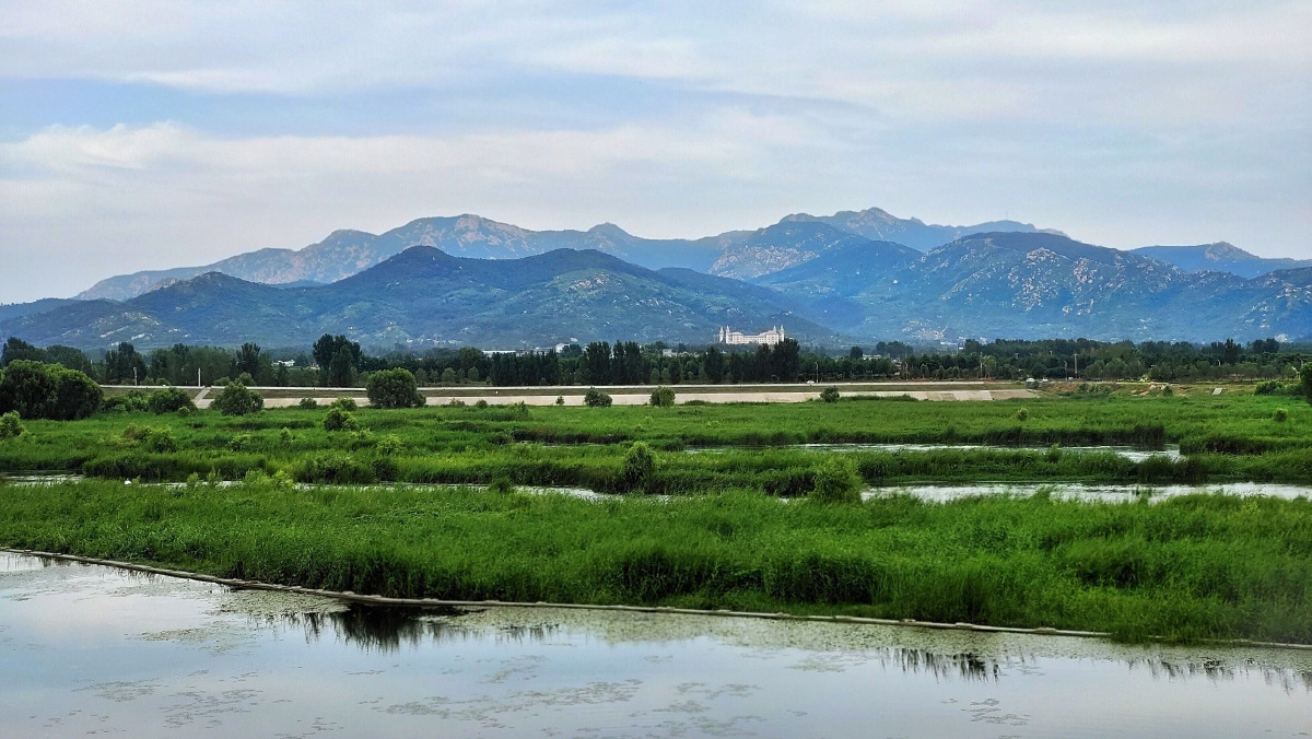泰安汶河美景如画
