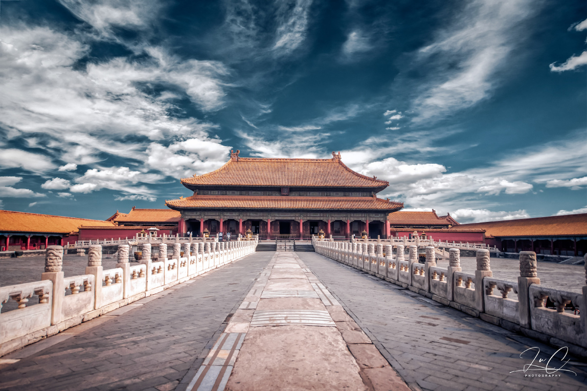 广角下的紫禁城