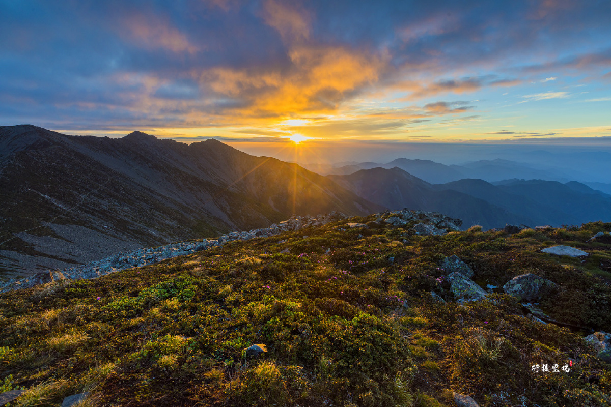 太白山大文公庙最美日出