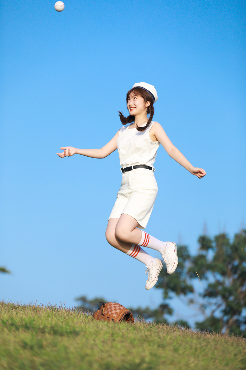 夏日运动元气少女我爱了