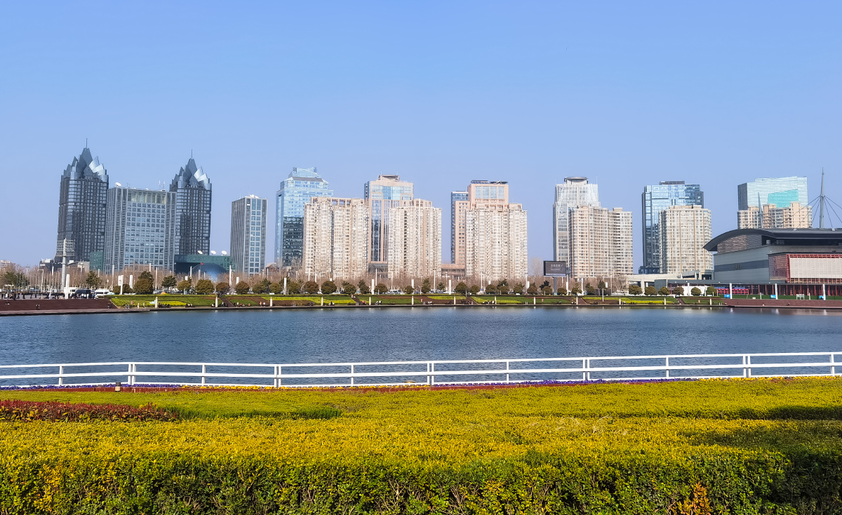 郑州如意湖的日与夜