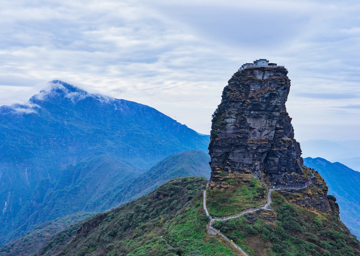 梵净山金顶全景摄于贵州梵净山