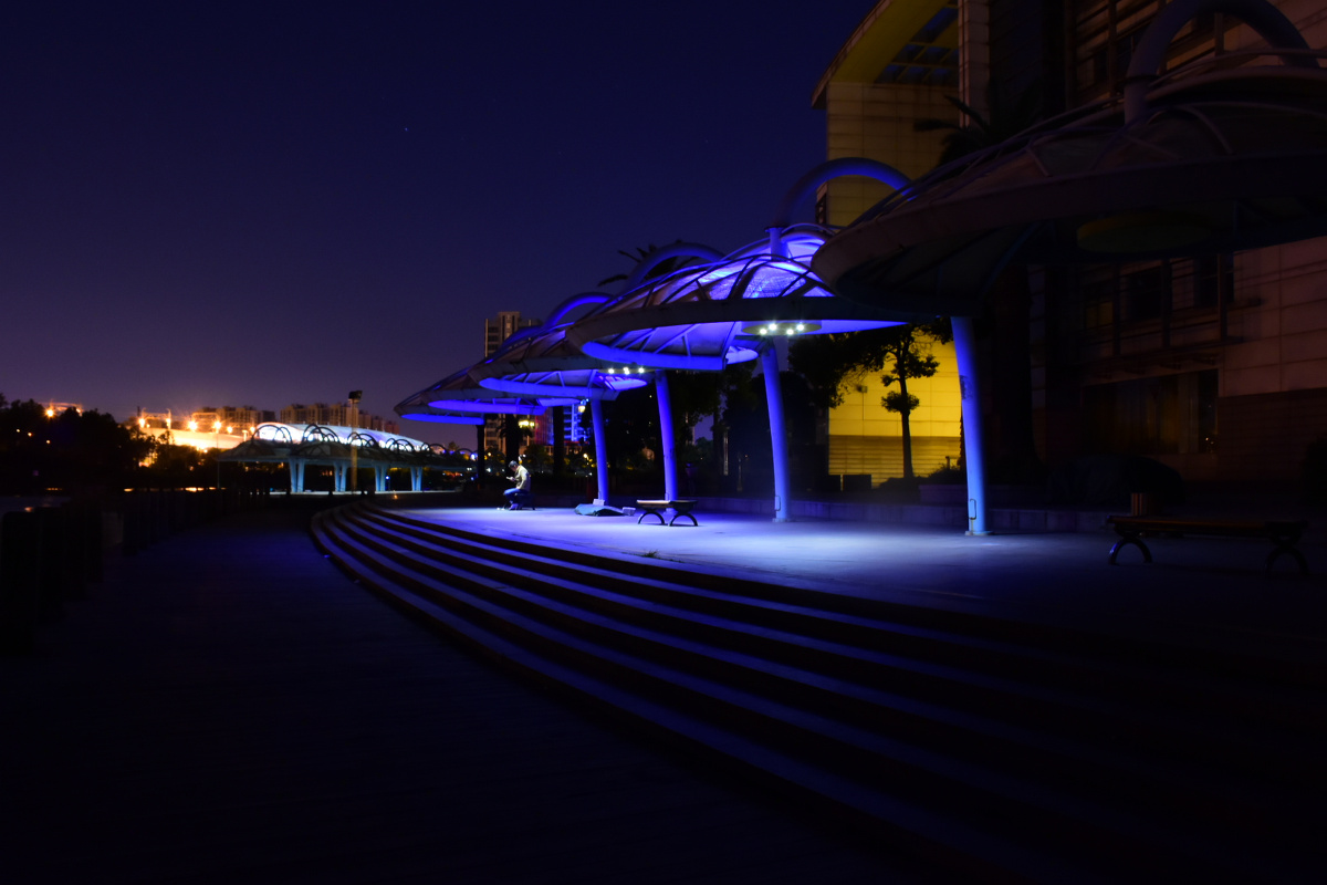 上海美兰湖夜景