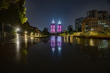 华政段步道苏州河