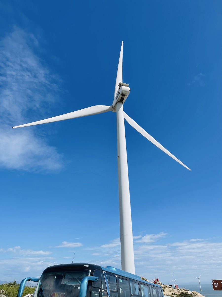 长江澳风力发电景观区福州平潭