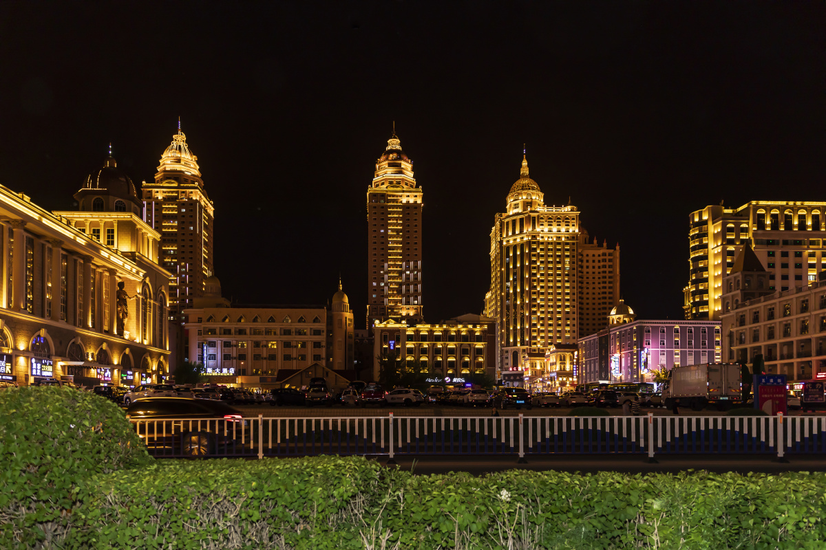 西南专列神洲游一路北上寻北极满洲里夜景