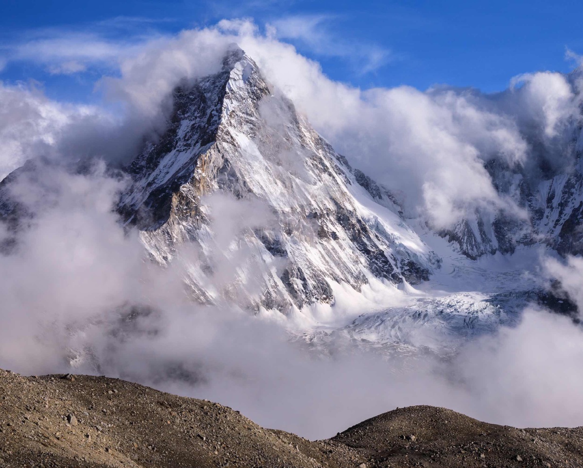 在喜马拉雅山脉的深处