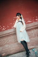 问道网剧校花汉服黑丝