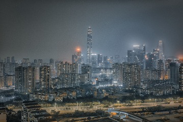 鹏城夜景