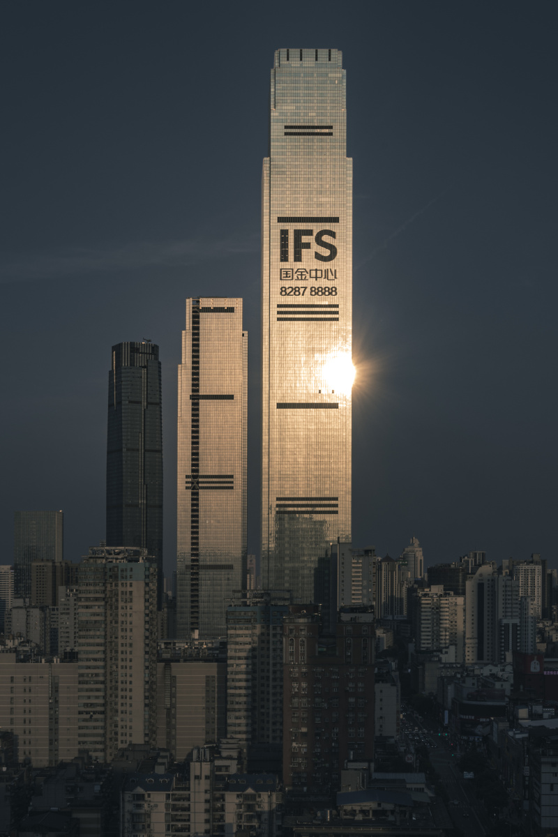 长沙cbd城市风光