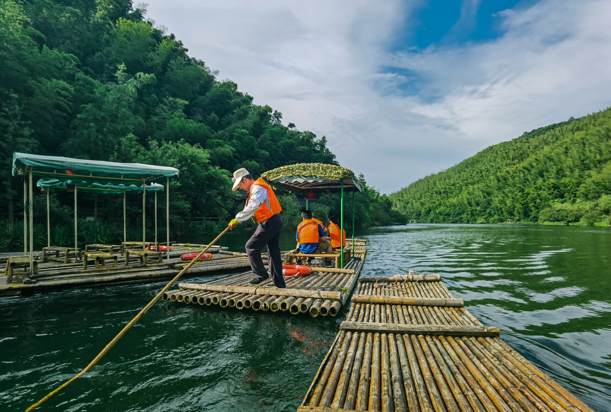 坐竹排看竹海(江苏南山竹海) - 常春藤225