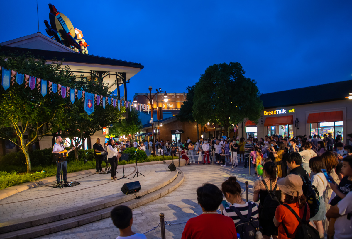 迪士尼小镇夜景