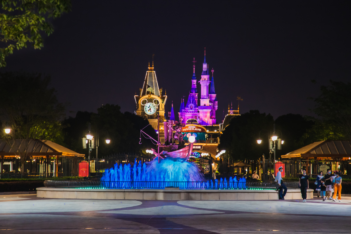 迪士尼小镇夜景