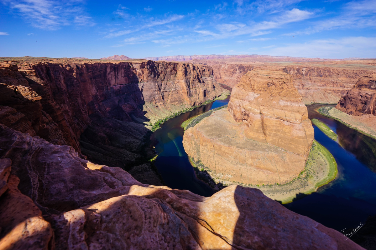 美国马蹄湾u型峡谷