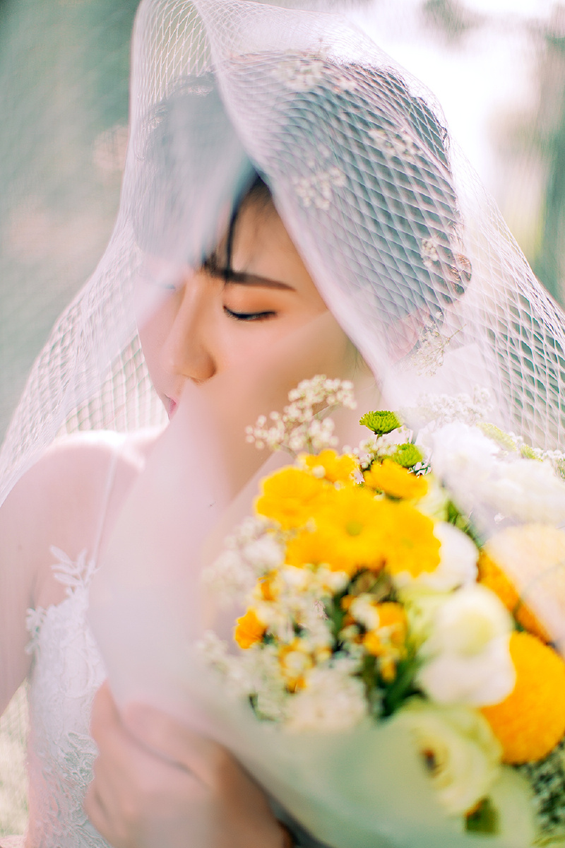 多重曝光下的婚纱照客照欣赏