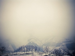天目山的雪