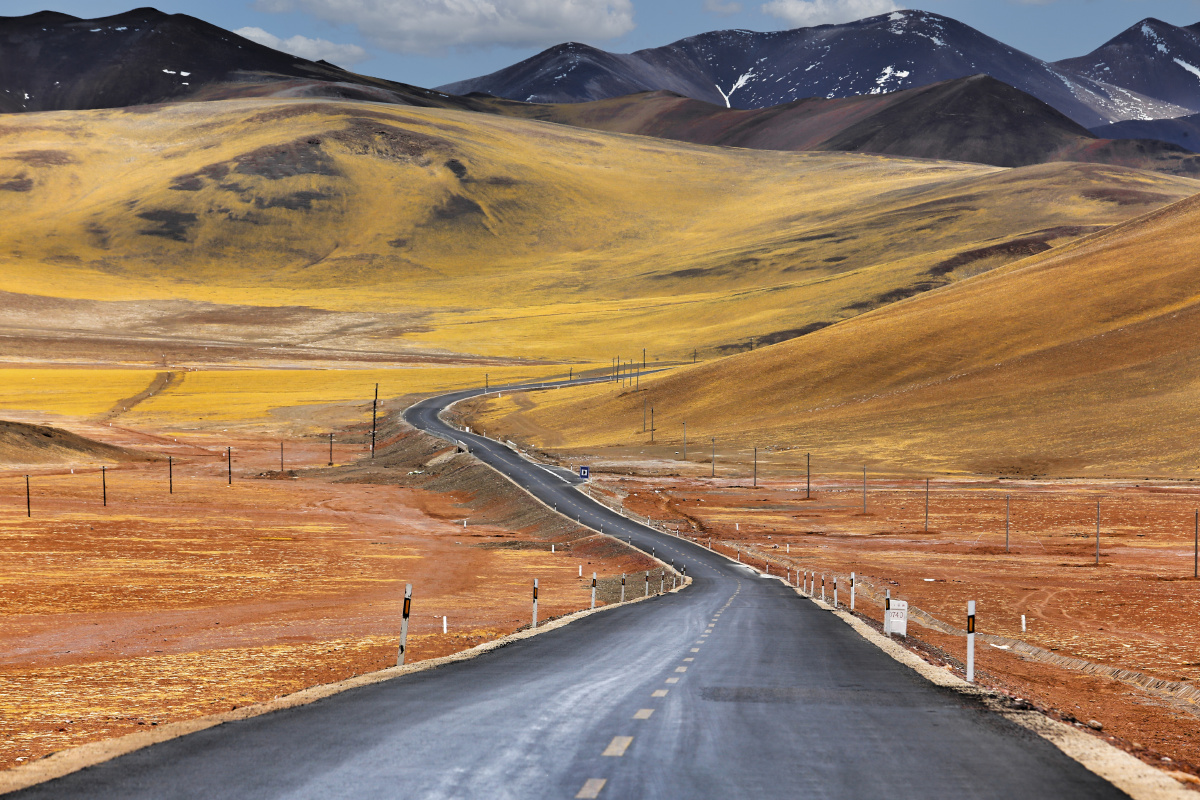 新藏公路,依次:叶城0公里,库地达坂,麻扎达坂,黑卡达坂,康西瓦达坂,新