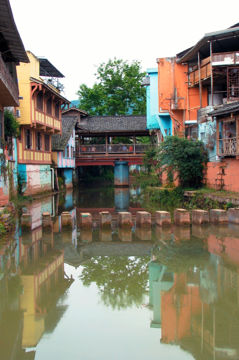 邛崃大同古镇的今生多水多桥还多彩