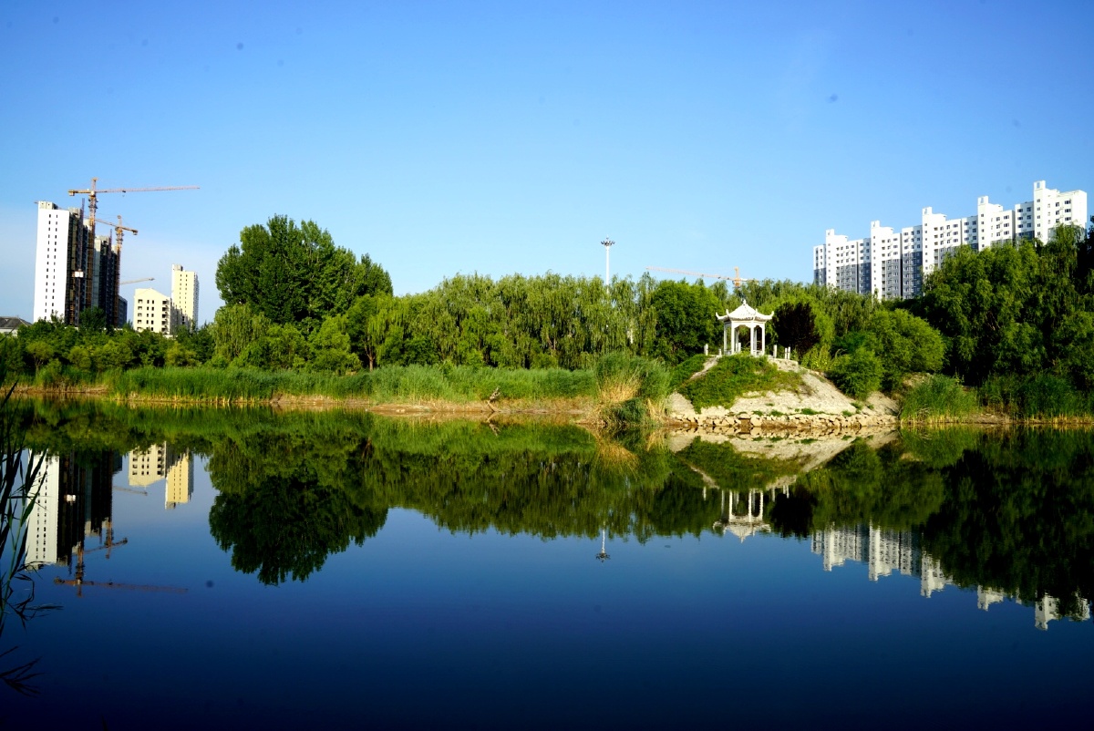 拍摄于临城县汦河公园和圣景公园