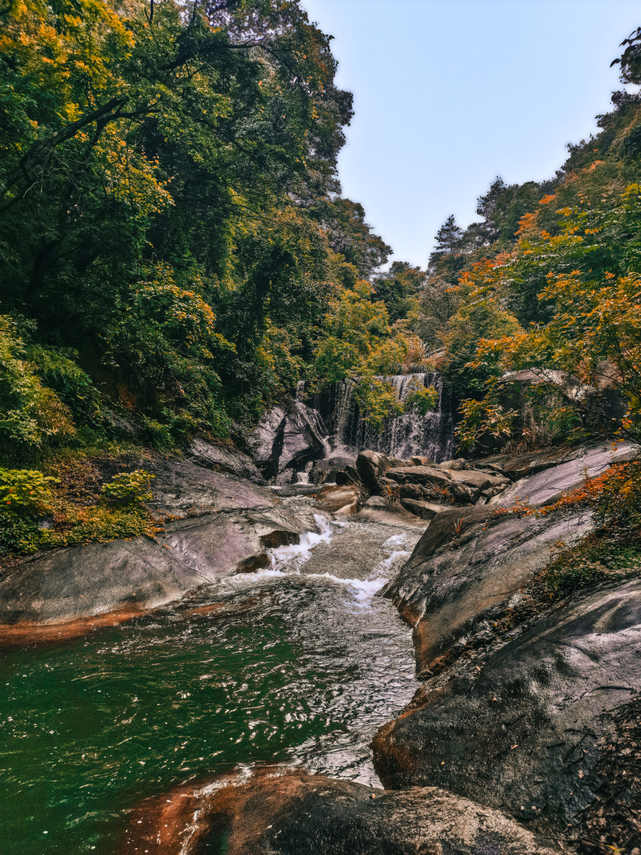 衡山瀑布打卡01