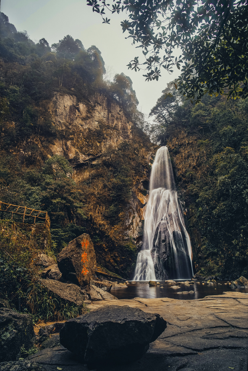 打卡湖南株洲神农谷连珠瀑布