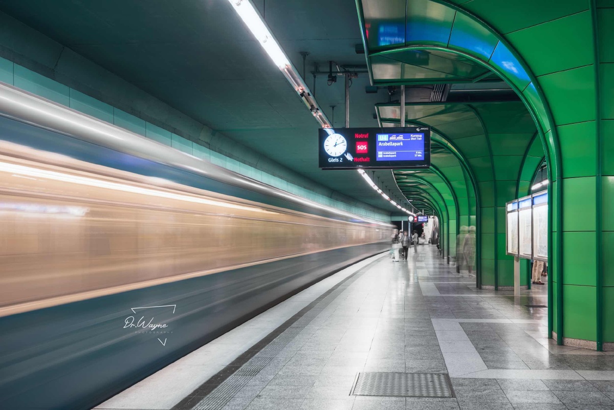 【慕尼黑地铁,地下的艺术品】