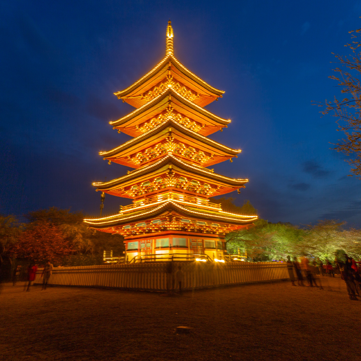 五层塔武汉东湖樱花园