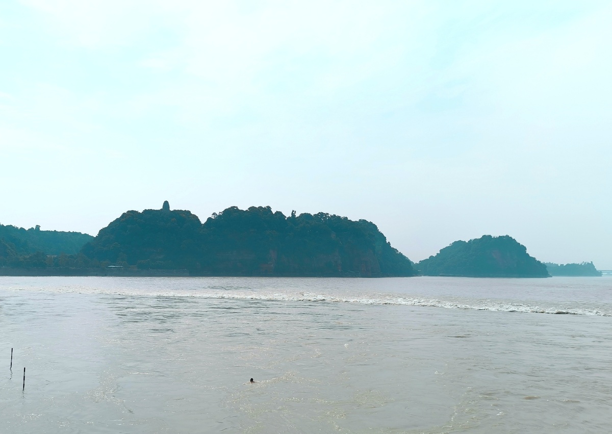 乐山大佛三江汇合