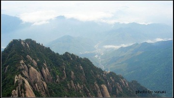 雨雾黄山