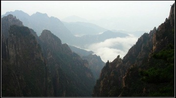 雨雾黄山