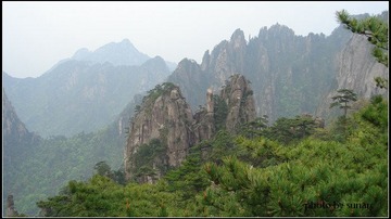 雨雾黄山