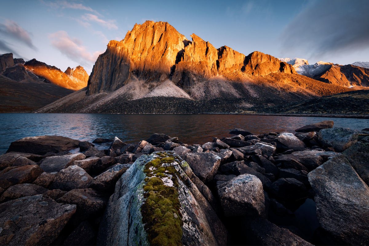 照片描述摄于加拿大北部无人区育空