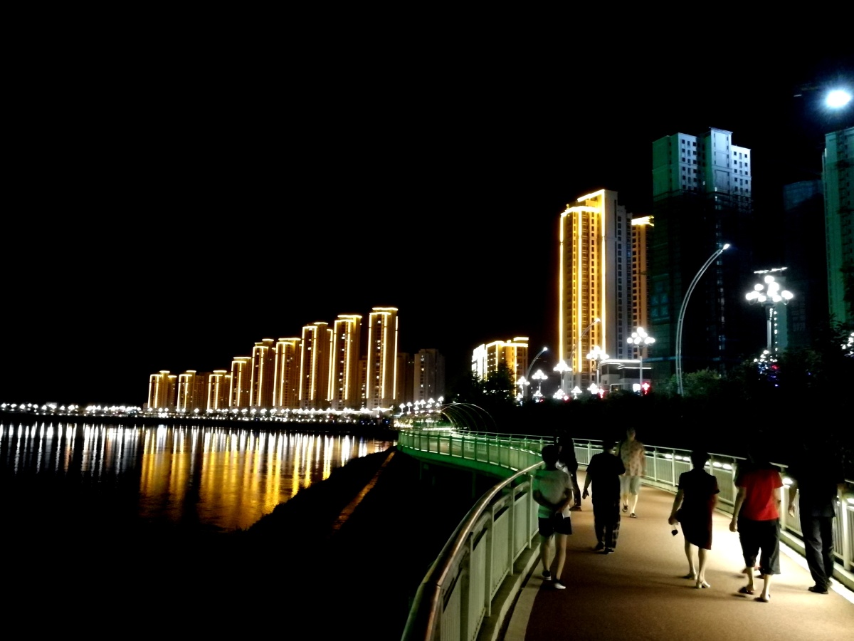 蝶景湾之夜福建顺昌风光