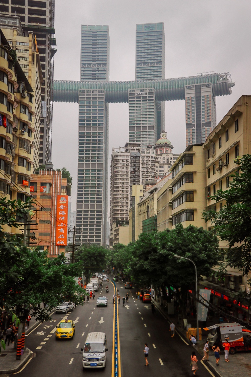 错落有致的重庆