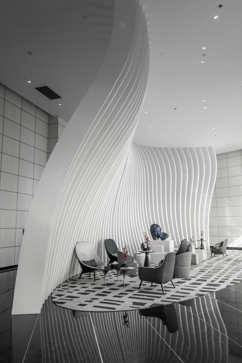 绿地中心46层空中大堂