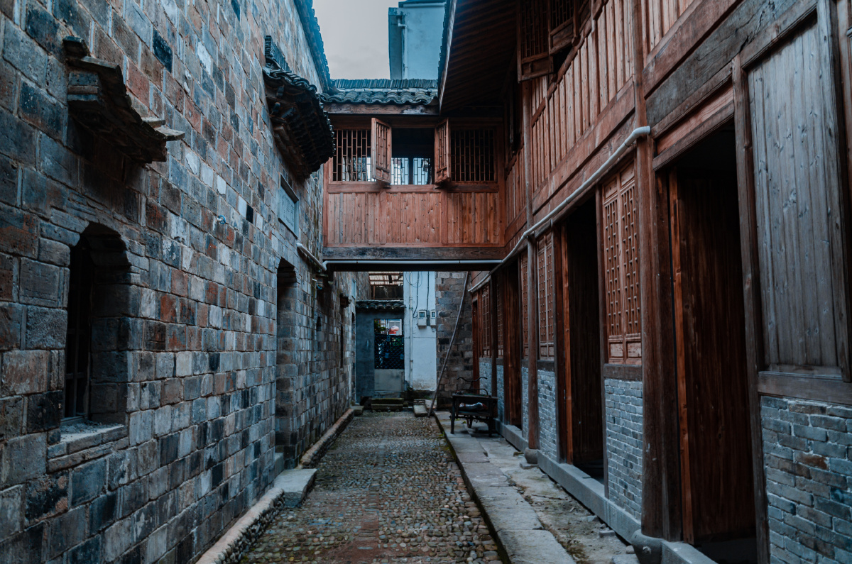 古老又新潮的金华市浦江县新光村